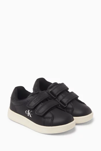 Velcro Sneakers in Leather