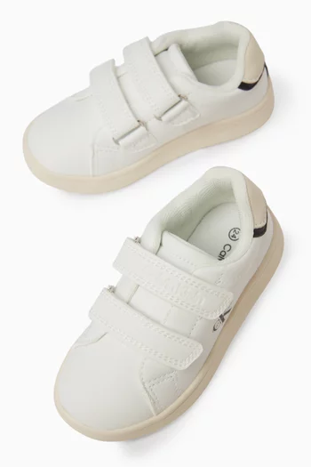 Velcro Sneakers in Leather