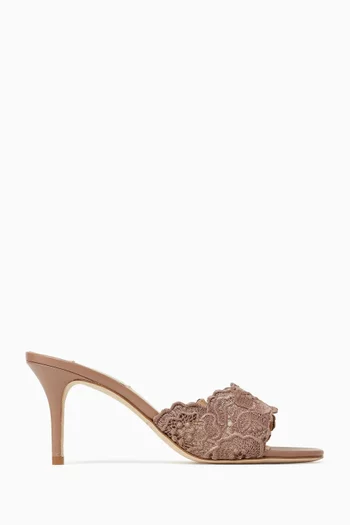 Como 75 Mules in Crochet Lace