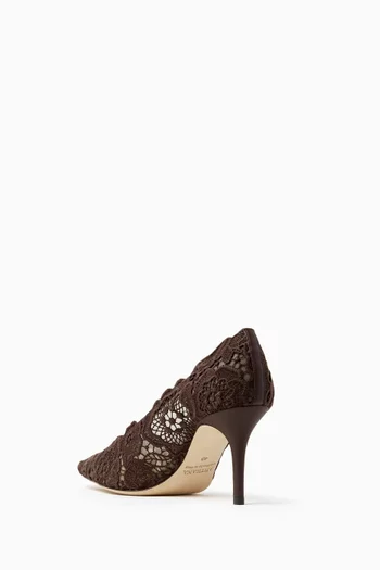 Como 75 Pumps in Crochet Lace