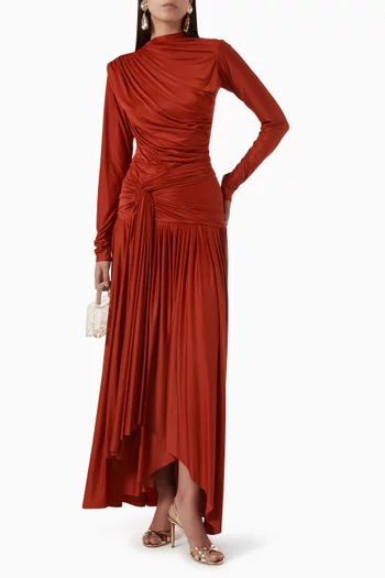 Crocus Draped Dress
