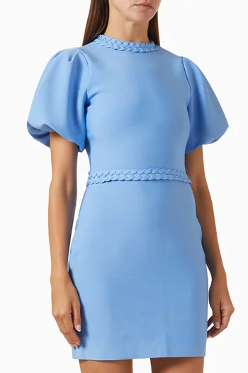 Floriana Puff-sleeve Mini Dress