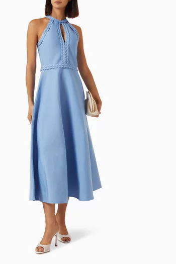 Floriana Halter Midi Dress