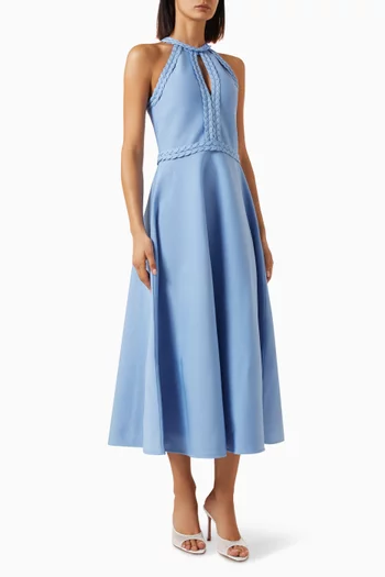 Floriana Halter Midi Dress