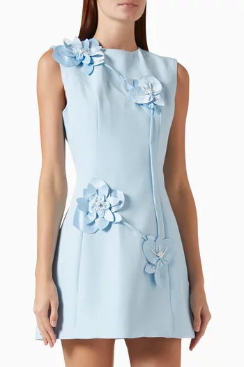 Reina Appliqué Mini Dress