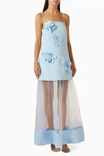 Reina Appliqué Gown