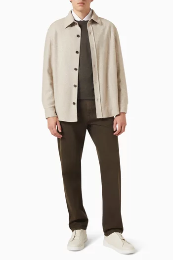 Crewneck Sweater in Cashmere Blend