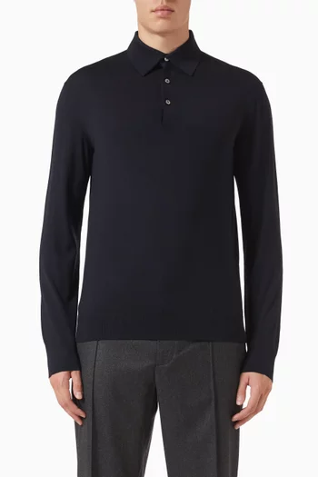 Trofeo Polo Shirt in Wool
