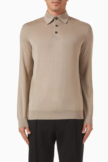 Cashseta PoloT-shirt in Knit
