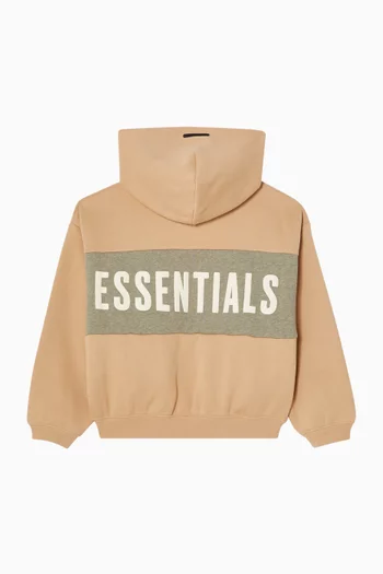 Cropped Panelled Hoodie