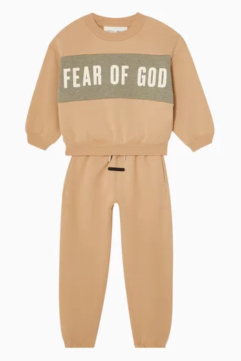 Cropped Panelled Sweatshirt