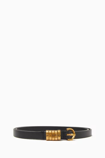 Saddle Belt in Leather