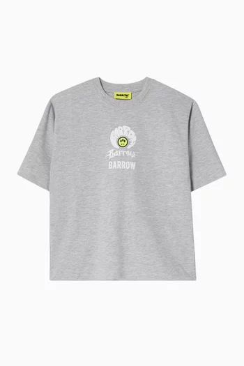 Bear-print T-shirt in Cotton Jersey