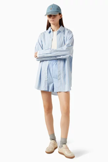 Large Striped Shirt in Cotton
