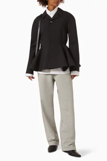 Large Fit Embossed Ami de Cœur Shirt in Cotton