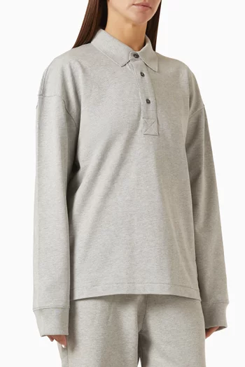 Logo Polo Shirt in Cotton