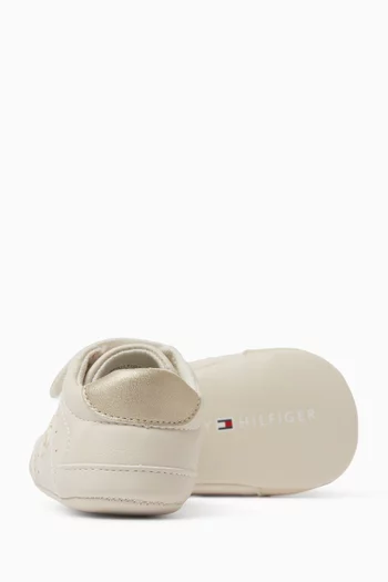 Velcro Sneakers in Leather