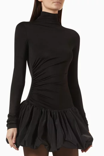 Alex Mini Dress in Taffeta
