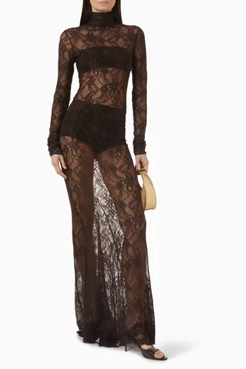 Nemesia Sheer Skirt in Lace