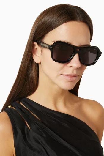 Tamerlis Aviator Sunglasses in Acetate