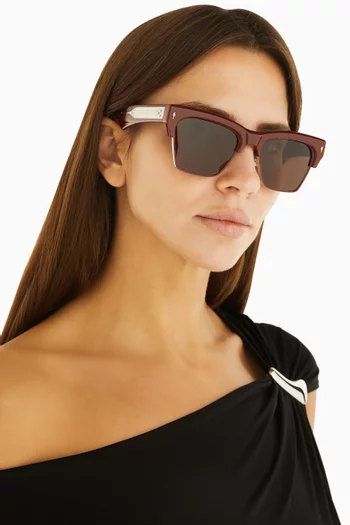 Bugsy D-frame Sunglasses in Acetate