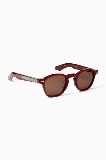 Zephirin Round Sunglasses in Acetate