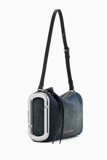 The Small Scene Shoulder Bag in Denim