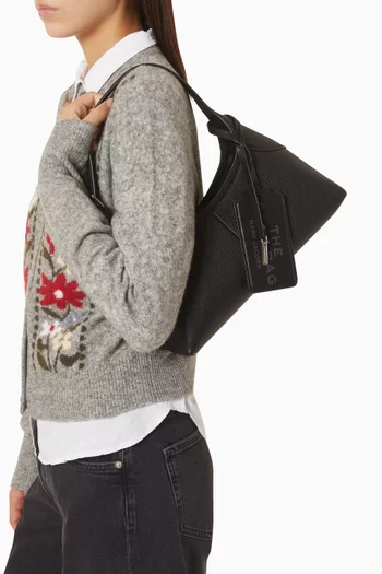 The Small Belted Sack Bag in Pebble Leather