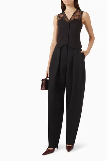 Veronica Lace Tailored Corset Waistcoat