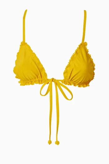 Kaia Tie-front Bikini Top