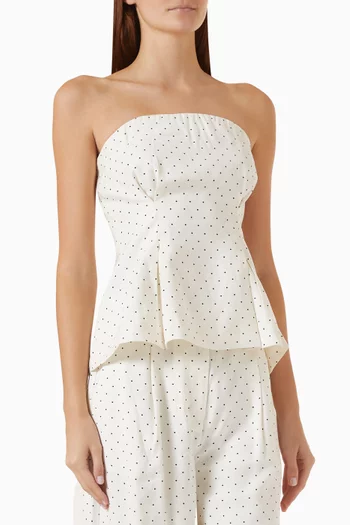 Yasdotly Corsage Top in Viscose Blend