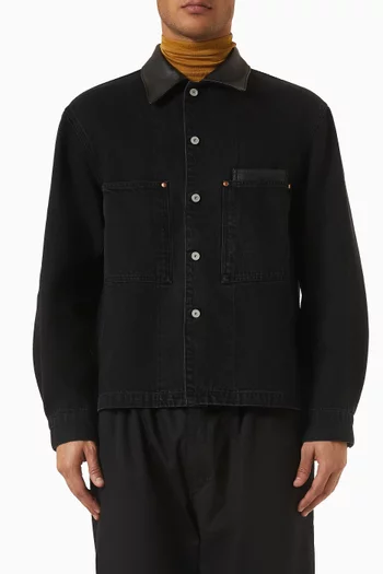 Workwear Overshirt in Denim