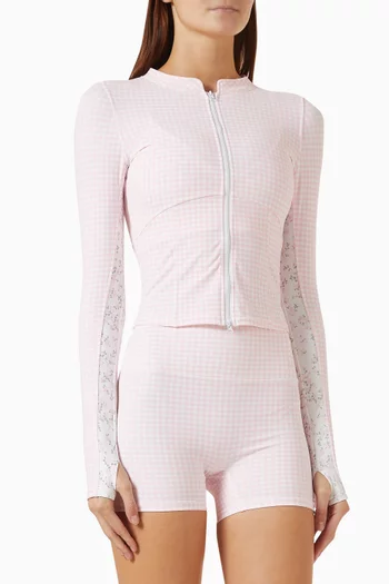 Luxe Balance Zip-up Jacket in Freeform™