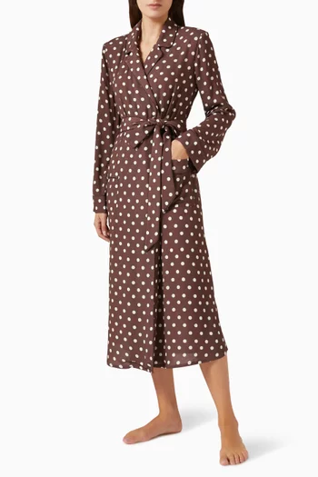 Rita Polka-dot Robe