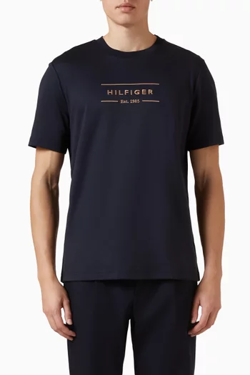 Logo T-shirt in Interlock Knit
