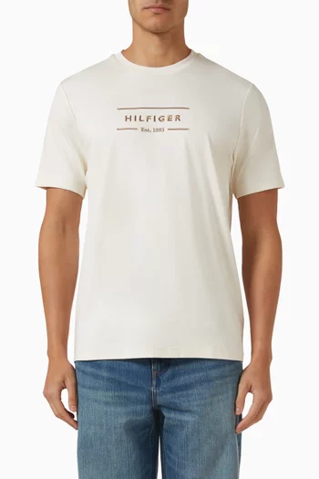 Logo T-shirt in Interlock Knit