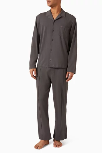 Logo Waistband Pyjama Pants in Modal-blend