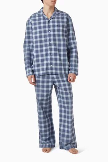 Pyjama Shirt & Pants Set in Cotton