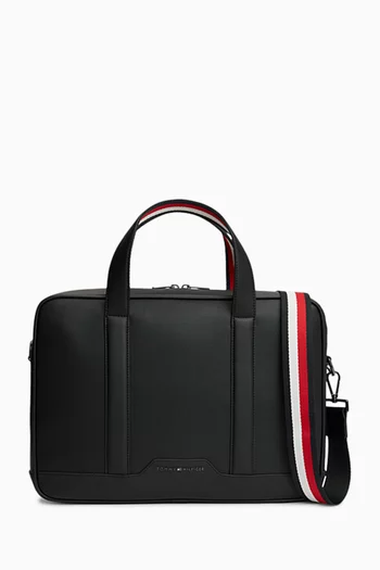 Textured Global Stripe Laptop Bag