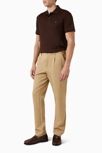 Logo Polo T-shirt in Cotton
