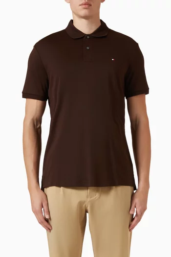 Logo Polo T-shirt in Cotton