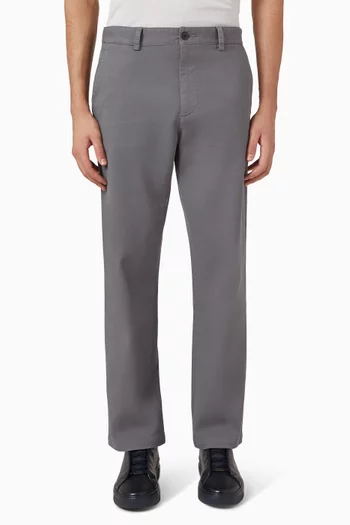 Structured  Chino Pants in Stretch Cotton