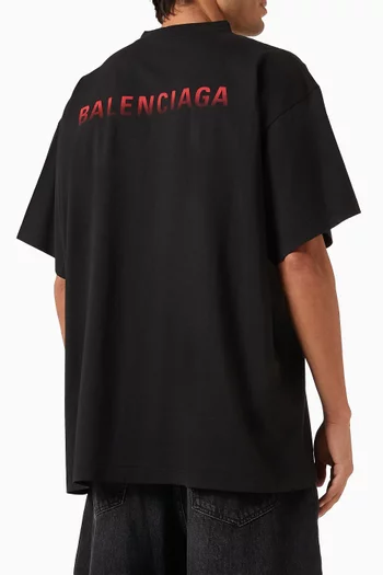 Gradient Oversized T-shirt in Jersey