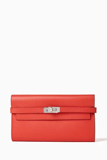 Kelly Long Wallet in Epsom Leather