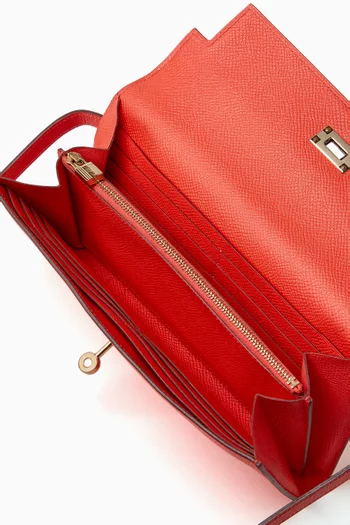 Kelly Long Wallet in Epsom Leather