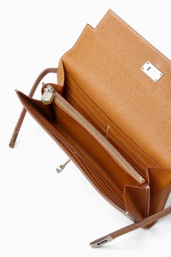 Kelly Long Wallet in Epsom Leather