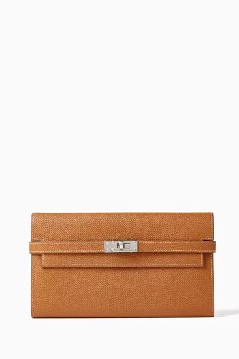 Kelly Long Wallet in Epsom Leather