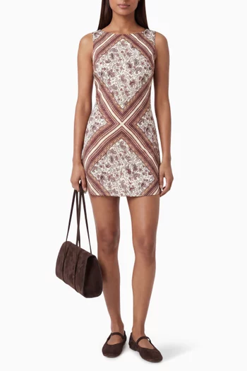 Dale Printed Dress in Georgette