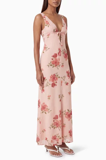 Taryn Floral Dress in Georgette