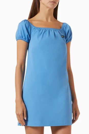 Mini Dress in Cotton-poplin